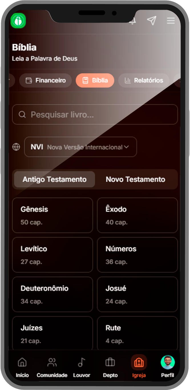Tela da Bíblia